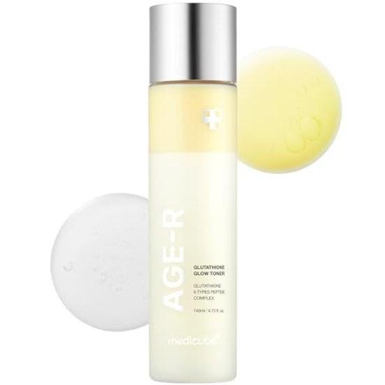 Medikube Glutathione Grotoner 140ml sensation lotion dry skin high purity spots toning white jade beautiful skincare beauty serum Korean cosmetics