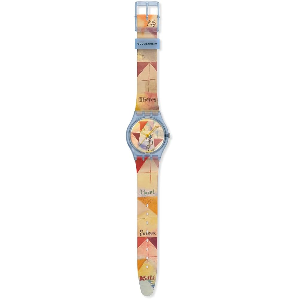 Swatch GENT BIOSOURCED KLEE'S BAVARIAN DON GIOVANNI Wristwatch, SO28Z703, Unisex, Yellow