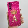 For Samsung Galaxy A37 A57 5G 2025 Crown Initial Letter Couple Phone Case SM-A376B SM-A5760 Soft Silicone Lens Protective Casing