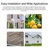 Solar Strobe Warning Lights with 129dB Alarm Wall-Mounted Infrared Motion Sensor Lamp IP65
