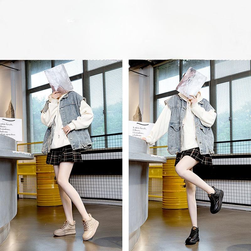 New Soft-soled High-top Shoes Women's Lace-up Casual Shoes Flat Women's Shoes