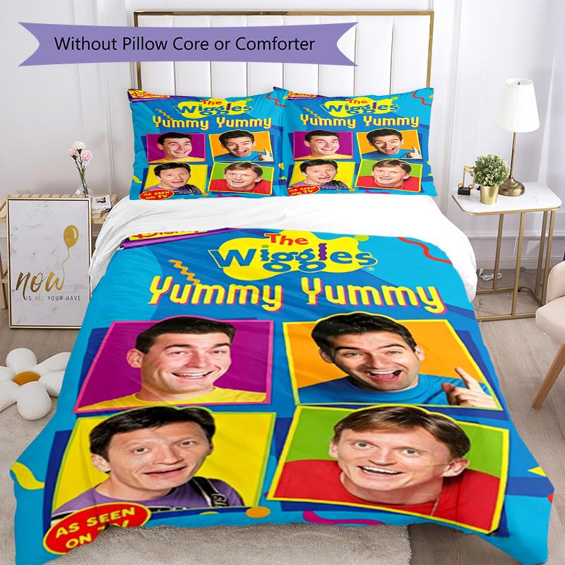 Wiggles Quilt Cover Set Suitable For Bedrooms Machine Washable Christmas Gift