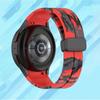 Camouflage Silicone Strap for Samsung Galaxy Watch 7/6/5/4 40mm 44mm/Classic 47mm 43mm Bracelet for Samsung Watch 5pro 45mm Band