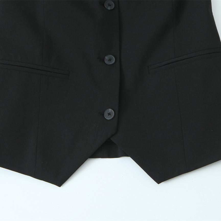 Spring 2025 Women's Fashion: Versatile Slim Sleeveless Suit Vest