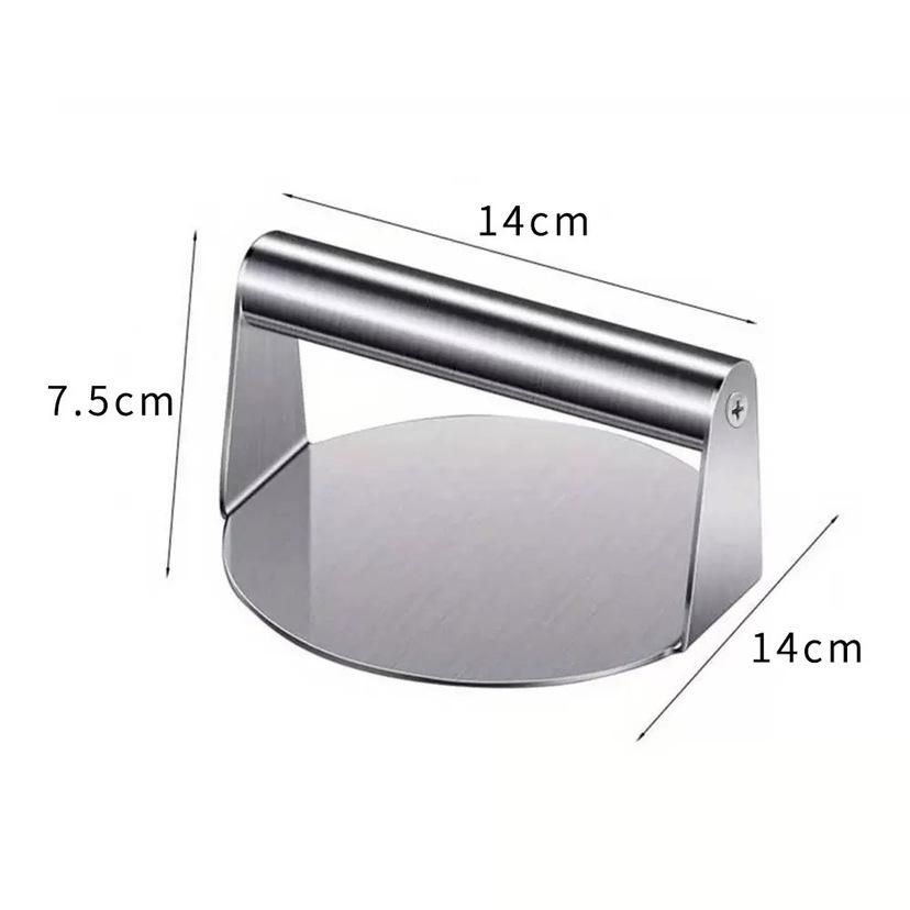 Stainless Steel Smash Burger Press Hamburger Patties Meat Masher Circular Meat Press Mold for Deli Meats Kitchen Accessories 4