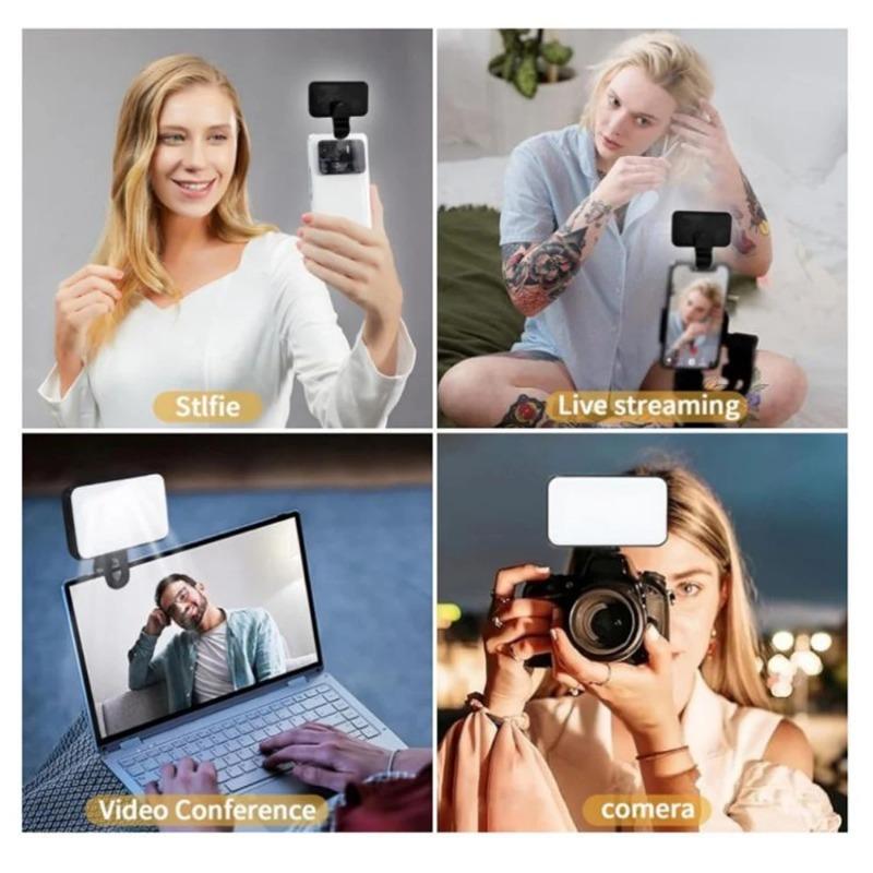 1/2/3ks Počítač Mobilní telefon Vyplňovací světlo Přenosné Klipové Vyplňovací světlo pro Videohovory, Fotografii, Osvětlení pro Streamingová Média