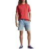 Polo Ralph Lauren FW23 Solid Color Straight Cut Casual Short Sleeve T-Shirt Men Tops Red MNPOTSH1N821835-620