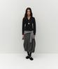 Loutaideu V Neck Collar Knit [Black]