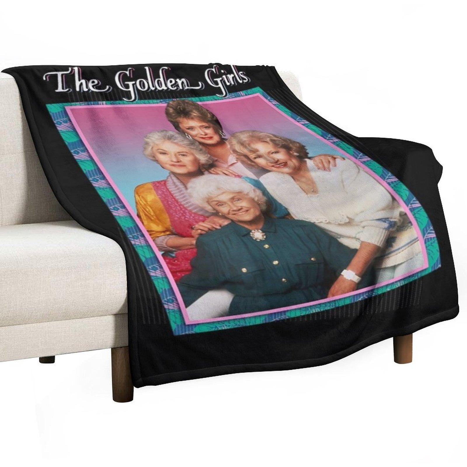 The Golden Girls Golden Girls Throw Blanket funny gift Fashion Sofas Decorative Beds blankets ands Blankets 30x40in