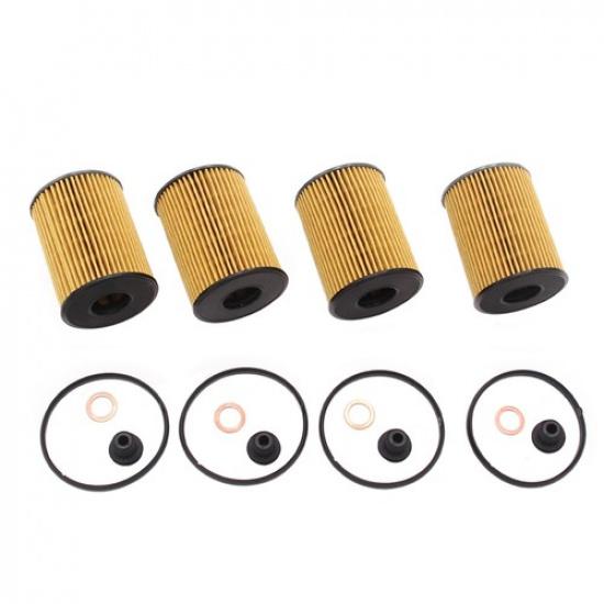 New 4X Oil Filter Pack W/Seals Fits For  Kia Optima Engine 2.5L 26350-2S000