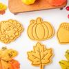 New Thanksgiving Cookie Mold Cartoon Turkey Chestnut Pumpkin Pattern Biscuit Cutting Mold DIY Party Baking Tool Kitchen Supplies