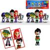 Lebhaftes Teen Titans Go Figurenset mit Robin Raven Beast Boy Starfire Sammlerstücken