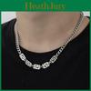 Minimalist Geometric Shape Necklace In Titanium Steel For Men And Women With Modern Design