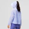 Saucony Logo Sun Protection UV40 Lightweight Woven Hooded Loose Jacket Women Jacket Blue Purple Ombre SC1249124A-PR62