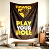 Hawthorn Hawks  (1) Tapestry Suitable For Decorating Homes Dorms And Bedrooms Soft To The Touch And A Perfect Gift For Friends And Family