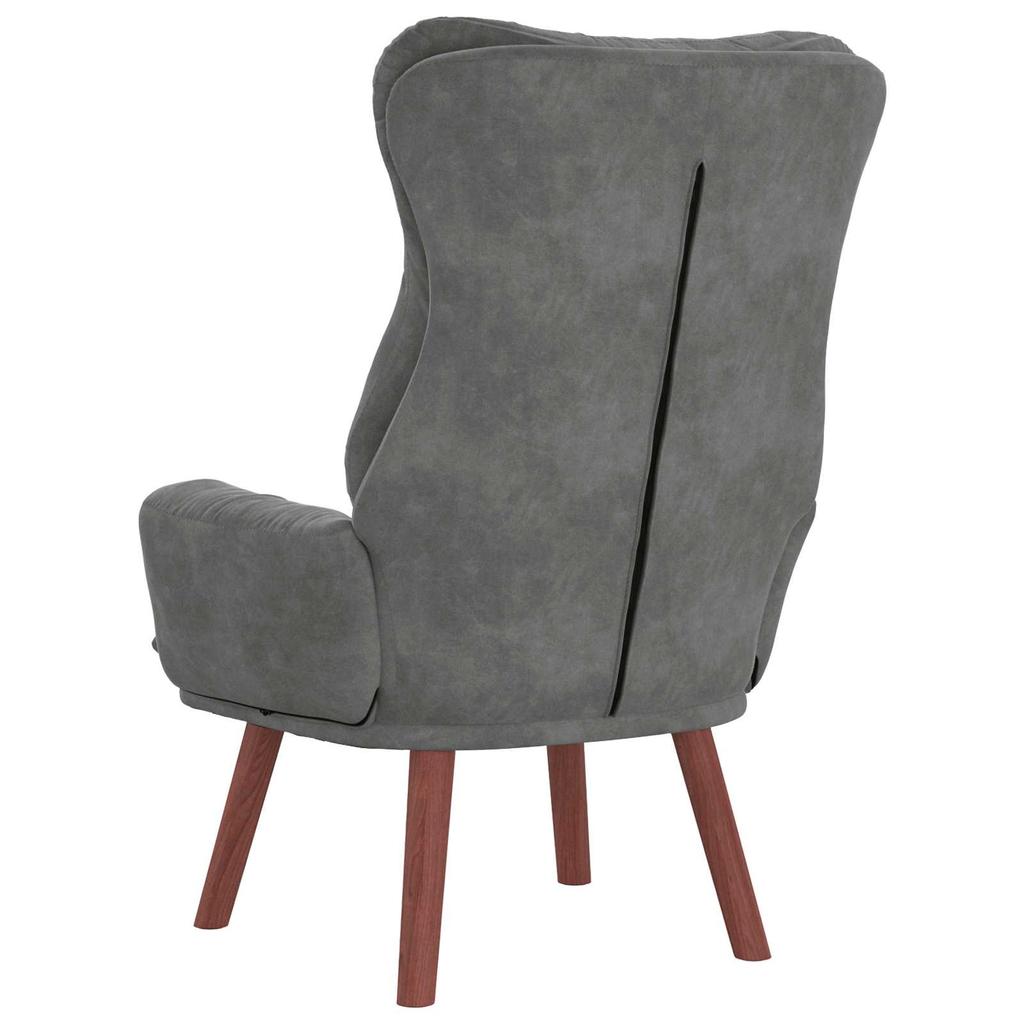 Armchair Dark Grey 69 x 74 x 93 cm Velvet