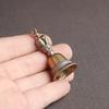 3Pcs Brass Bell Key Car Decoration Wind Bell Button Bronze Bell Creative Home Decoration Pendant Christmas