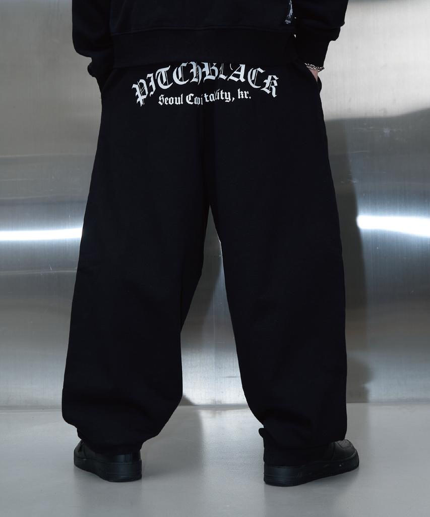 Pichibeullaeg Basic Logo Sweat Pants (Black)