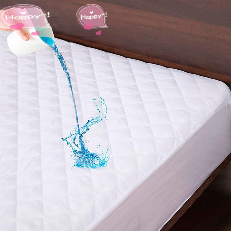 Hotelový vodotěsný tlustý prošívaný chránič matrace namontovaný 14-18palcový hluboká kapsa, ultra měkký, prodyšný, nehlučný potah matrace
