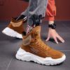 Men Winter Autumn Keep Warm Chunky High Tops Shoes Male Rubber Sole Sneakers Plimsolls Espadrilles Man Super Cool  Trainers