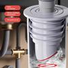 Silicone Bathroom Sewer Seal Ring Kitchen Sink Sewer Pipe Plug Washing Machine Anti-Odor Leakage Floor Drain Seal Connector Plug