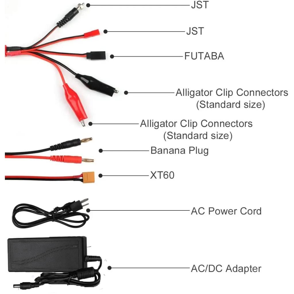 IMAX B6 V3 80W 6A Akkuladegerät LiHv Lipo NiMh Li-ion Ni-Cd Digitales RC-Ladegerät Lipro Balanceladegerät Entlader 15V 6A Adapter
