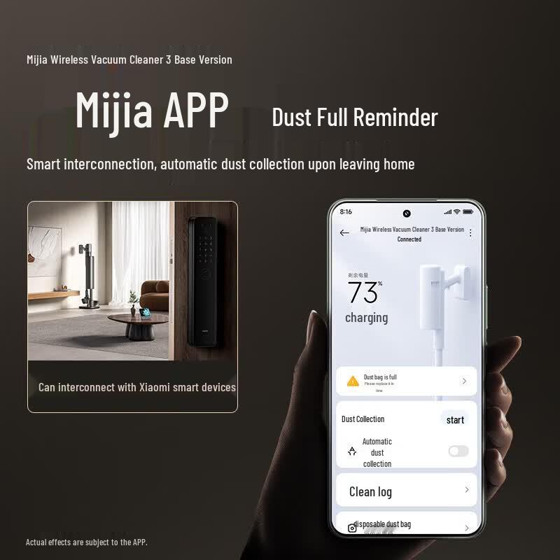 Xiaomi MI Wireless Vacuum Cleaner 3 Base Station Edition CN plug (adapter included)