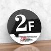 Acrylic Commercial Door & Floor Number Sign (Set of 2)