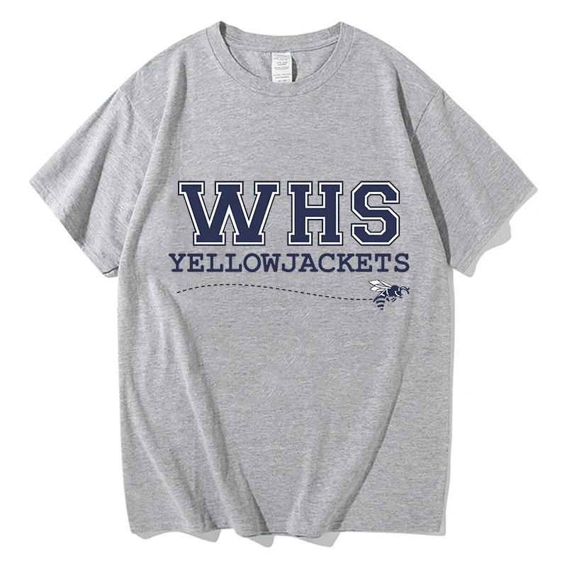 WHS Yellow Jackets  Same Style Graphic Print TShirt Unisex Women Summer Oneck Harajuku Y2K Fashion Tee Casual Top S