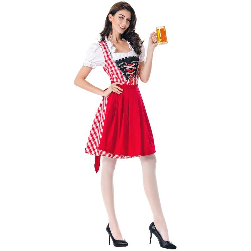Halloween Adult Maid Outfits, Maid Oktoberfest Costumes, Stage Costumes, Performance Costumes