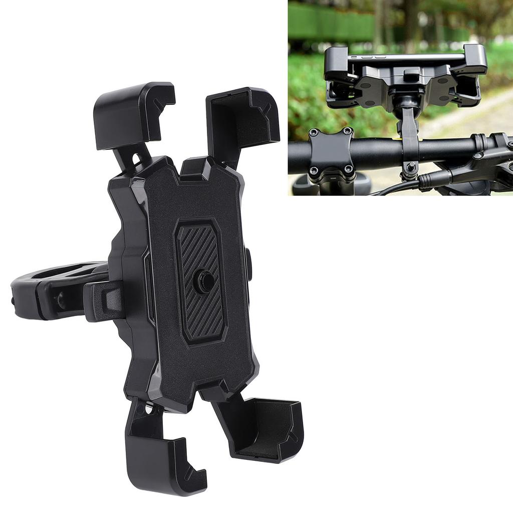 Motorcycle Phone Mount Shock Absorbing 360 Degree Rotatable Motorcycle Cell Phone Holder for Electric Bike Handlebar