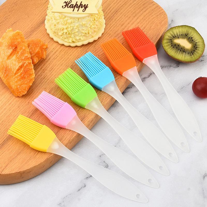 3 Pcs Silicone Brush High Temperature Barbecue Brush Baking Brush Cake Smudge Tool