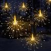120/200 LED DIY Fireworks LED Fairy String Light  Remote Control Garland for Outdoor Christmas Decoration (not Include Battery)