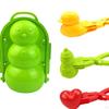 4 Pieces Multi Functional Snowball Fight Maker Clip with Handle,Snowball Clip,Snow Ball Toys Games