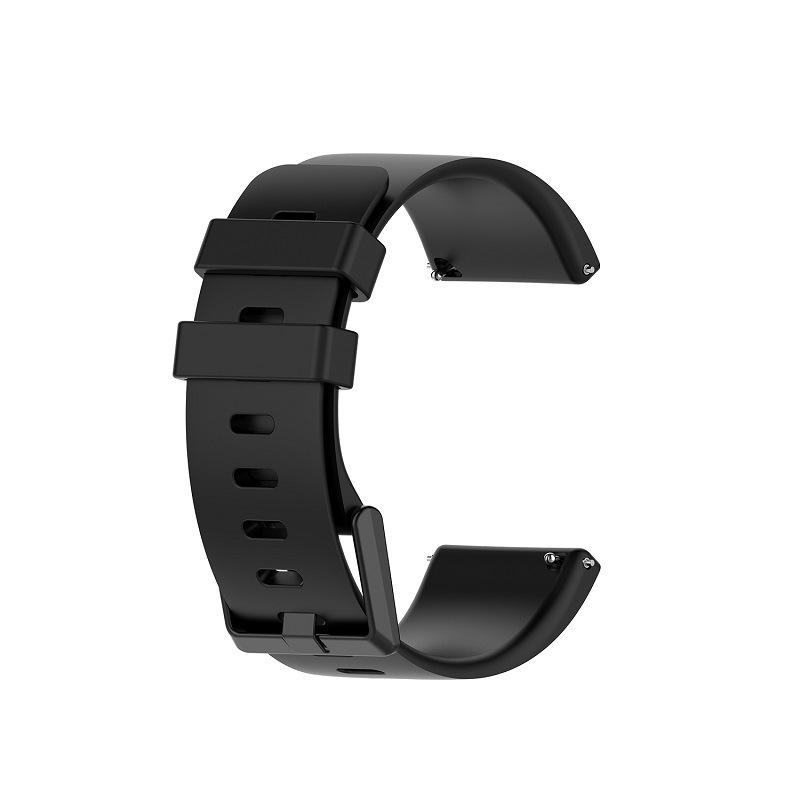 Versa/Versa 2/Versa Lite SE Silicone Solid Color Buckle Watch Band Replacement
