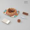 New Mini Small Furniture Wooden Kitchen Bedroom Bathroom Play House Simulation Doll House Children's Toys Furniture Placement