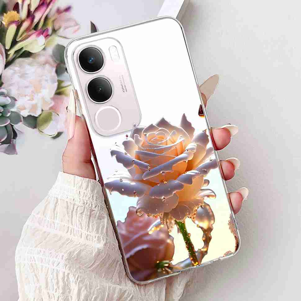 For Vivo Y19s V2419 Case Luxury Painted Cover Soft Silicone Casing For Vivo Y 19s Y19s Y 29 Y29 5G Back Cover Bumper