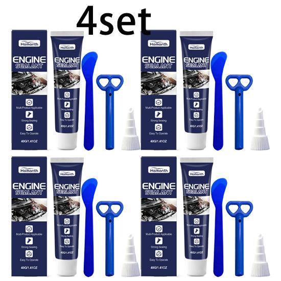 Homonth engine sealant universal waterproof, quick-drying and low-odor engine maintenance for automobiles and motorcycles 1set