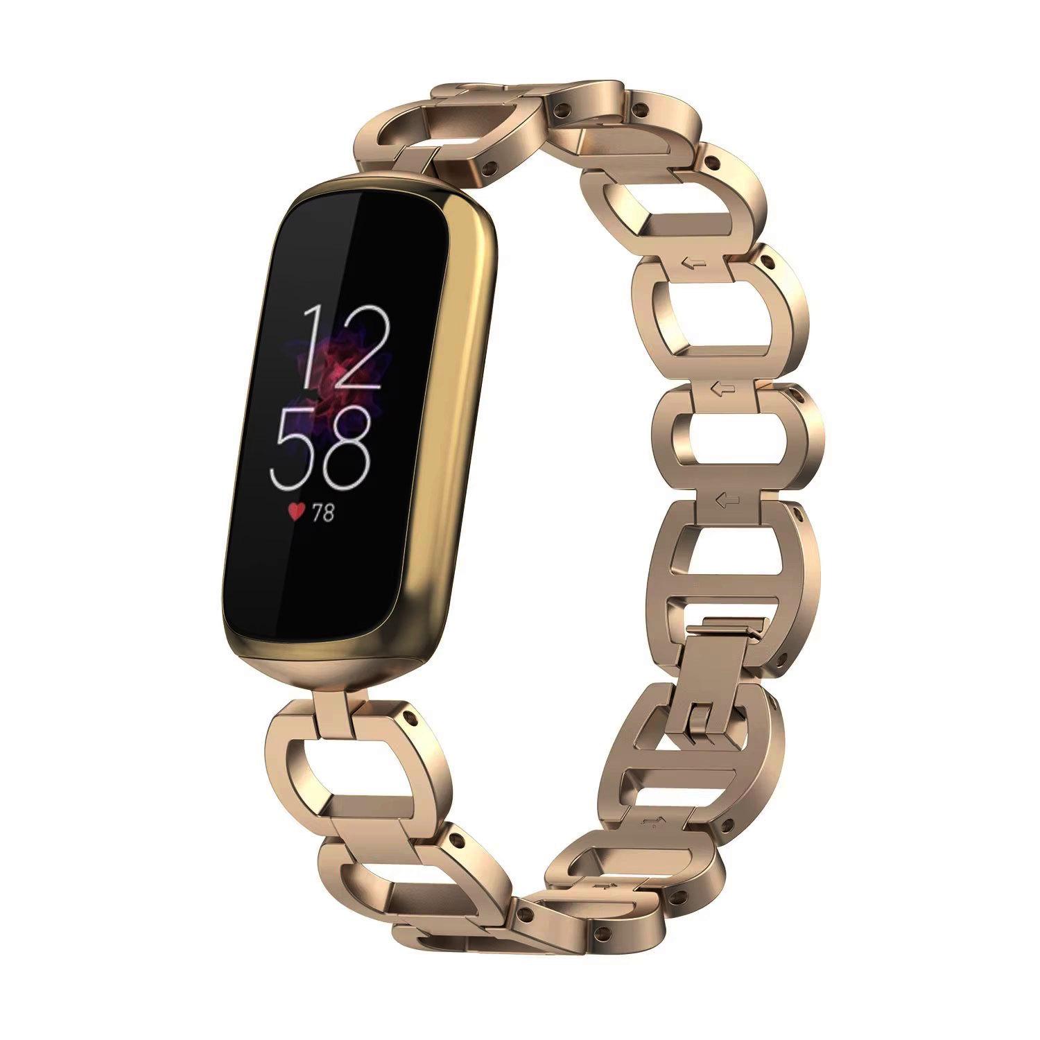 

Браслет с металлическим ремешком Phoebe Fitbit Luxe — сплав, цепочка, один размер