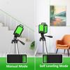 Mini Portable Laser Level 5-Line Green Light Projector with Automatic Leveling