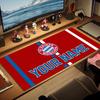 Custom Name Bayern Munich FC Mouse Pad Large Gaming Table Cushion Non-slip Laptop Tablet Big Mousepad XXL Mat Mini PC Playmat With Lock edge_XIA