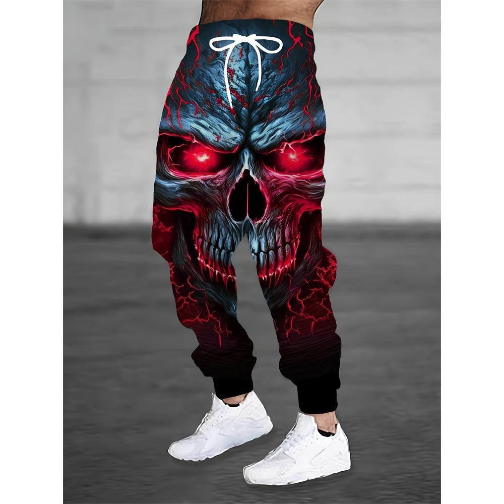Men's Oversized Loose Sweatpants Autumn Comfortable Breathable Fashion Drawstring Pants Trendy Streetwear Drawstring Pants