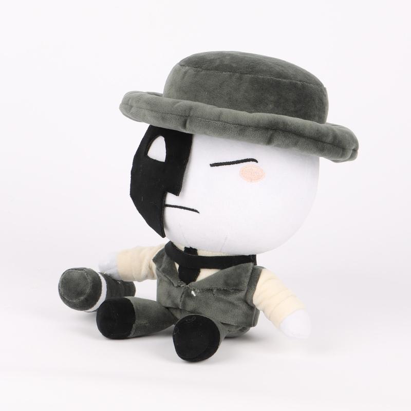 Artful Plush Die of Death Roblox Game Character Stuffed Doll Soft Plush Toy Cute Detective Outfit Figure Collectible Gift for Kids Game Fans