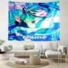 Custom Name Hatsune Miku Print Tapestry, Backdrop, Easy Setup, Ideal for Bedroom, Office & Living Room, with Aesthetic Wall Hanging Decor.