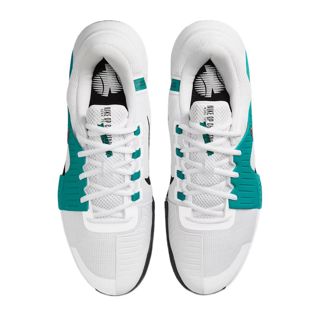 Nike Zoom GP Challenge 1 HC White Radiant Emerald Men Sneakers Teal Black FB3147-104