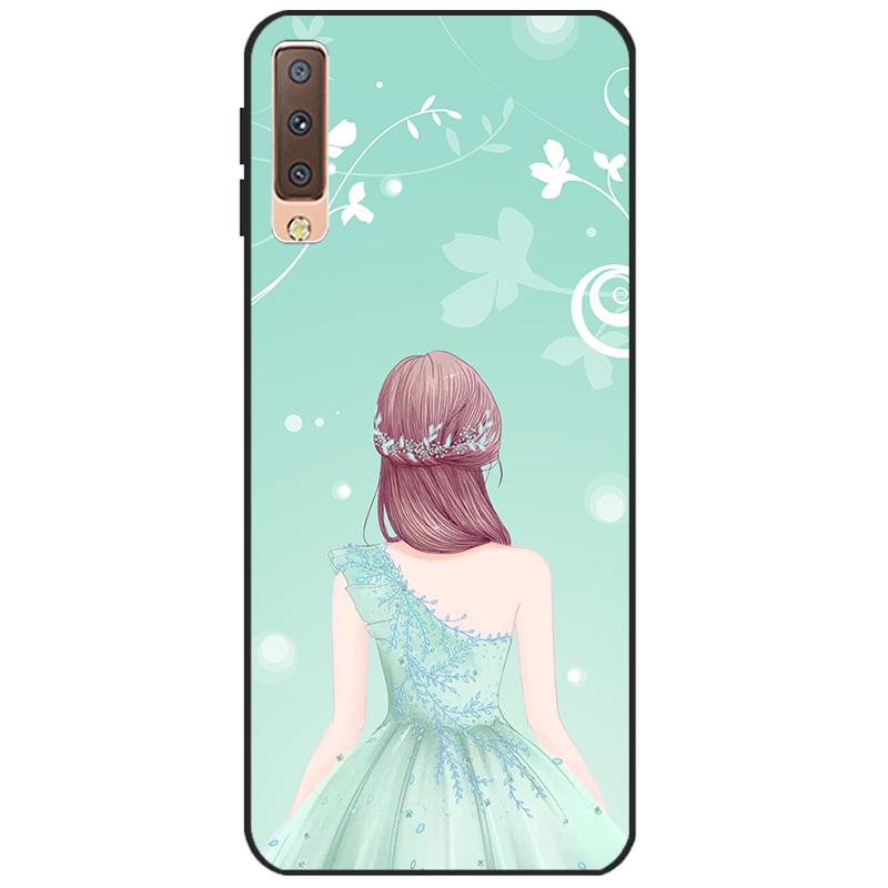 For Phone Case Samsung Galaxy A7 2018 Case Bumper Soft TPU Silicone Coque Back Cover For Samsung A7 2018 A750 A750F Case Fundas