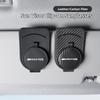 Quality Leather Car Glasses Clip ID Card Holder Interior Storage For Mercedes Benz AMG Smart Fortwo 451 450 453 EQ Forfour Coupe
