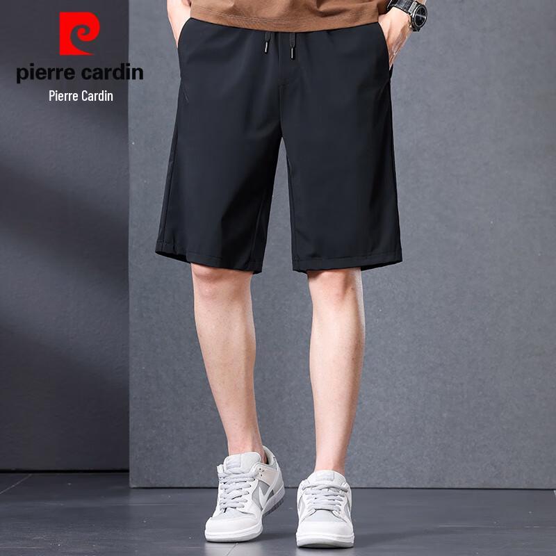 

Pierre Cardin Men s Elastic Waist Cooling Casual Mid-Length Shorts 31