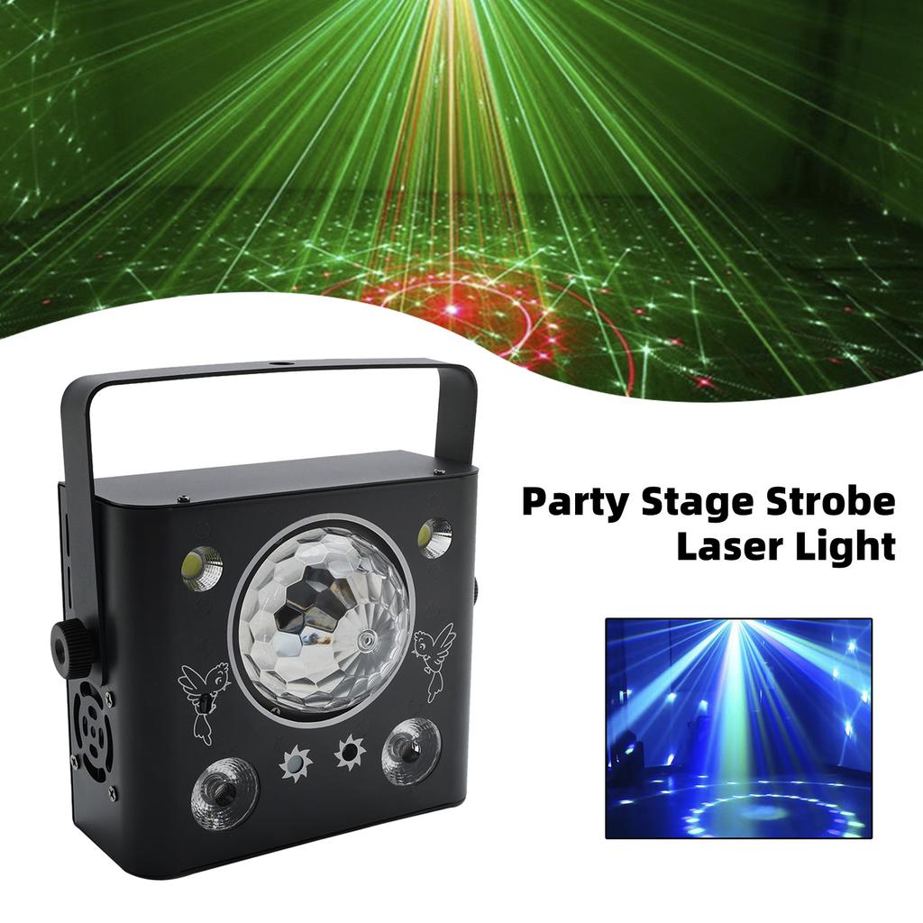 45W DMX RGB LED Beam Scanner Projector DJ Disco Party Stage Strobe Laser Light