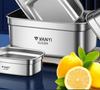 316 Stainless Steel Food Grade Microwave Bento Box for Office Lunch and Fresh Fruit Storage